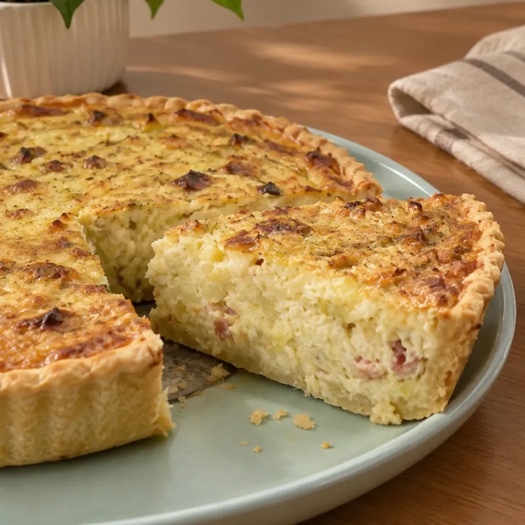 [98] Quiche de Poro y Tocino